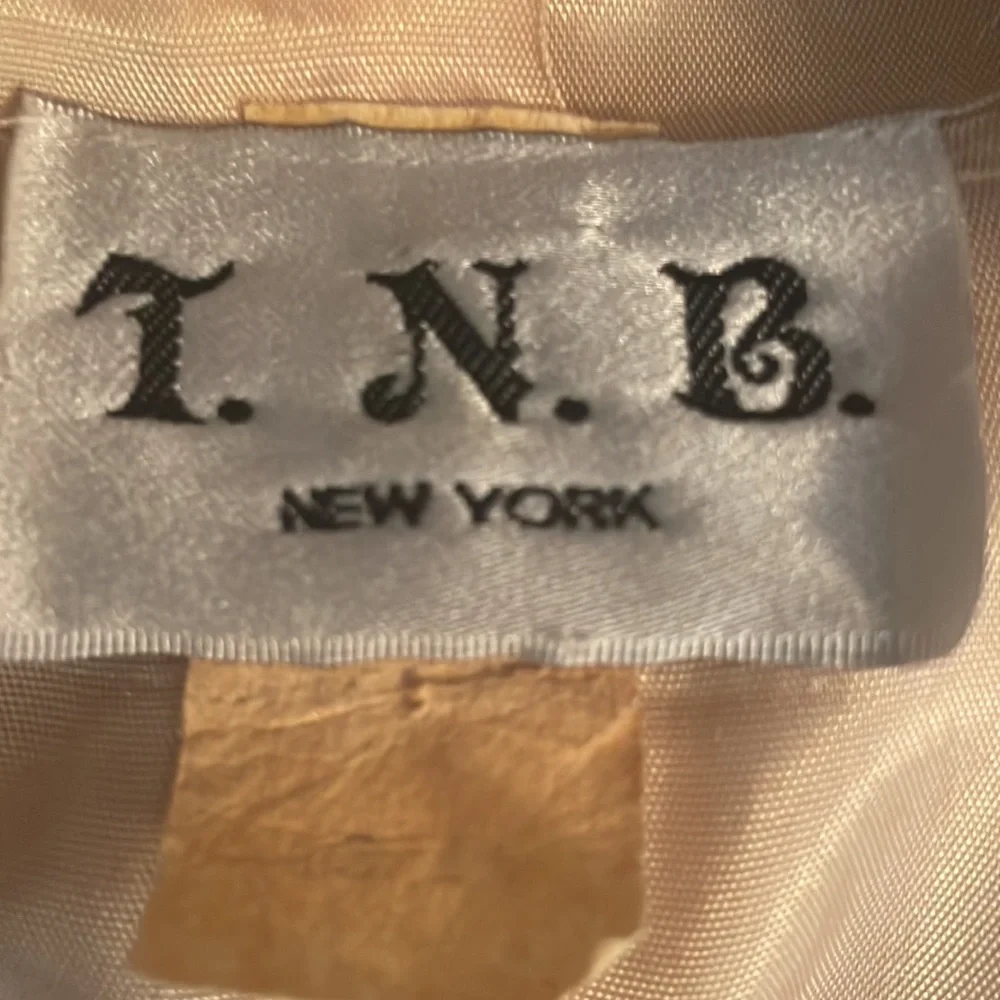 2-pc Beige T.N.B. New York Skirt Suit